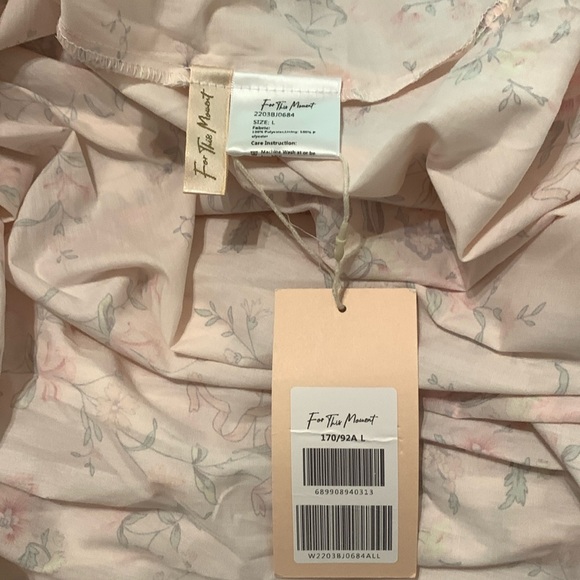 For This Moment Cottagecore Romantic Renaissance Tea Rose Milk Maid Dress Large - Picture 7 of 10